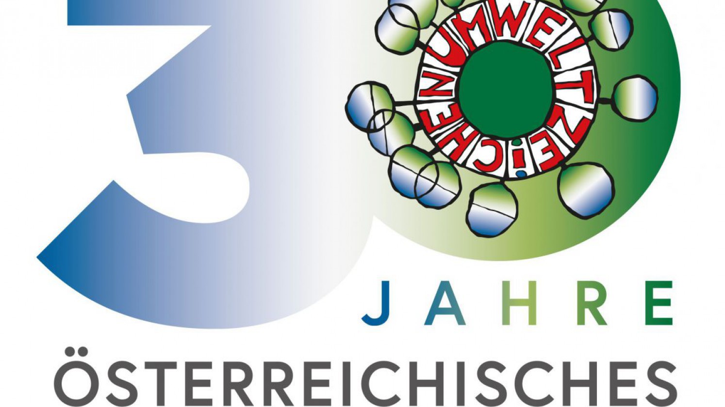 Logo 30 Jahre Österreichisches Umweltzeichen