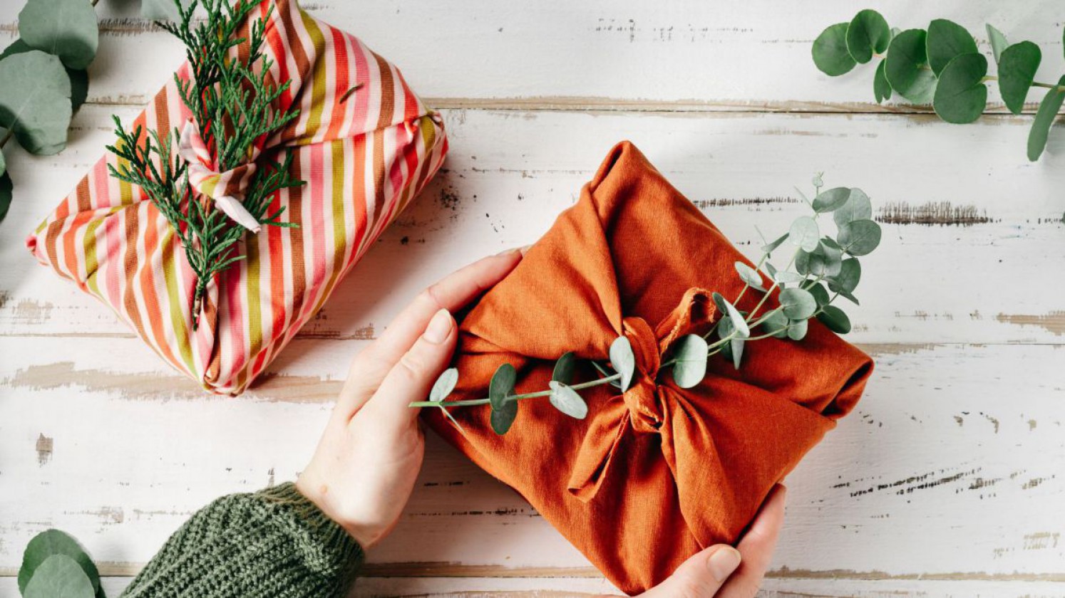 nachhaltige Geschenkeverpackung