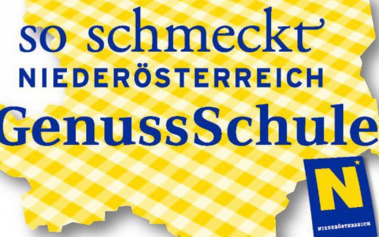 Logo der So schmeckt NÖ Genussschule